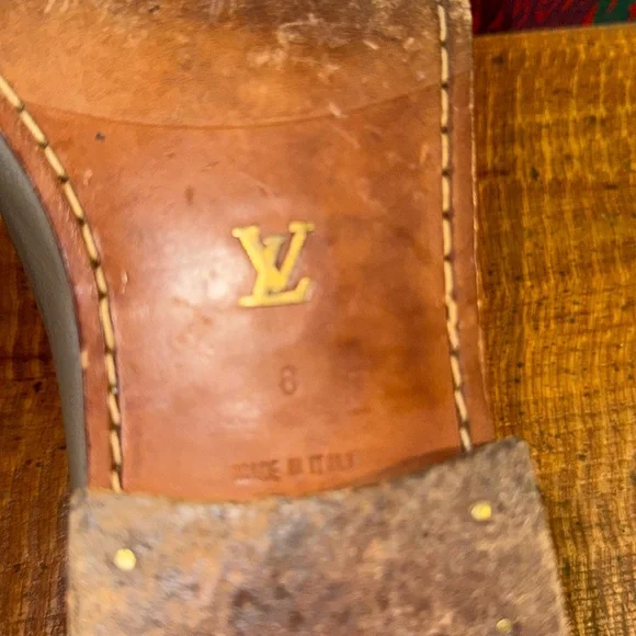 Louis Vuitton classic Men's Tan Loafers